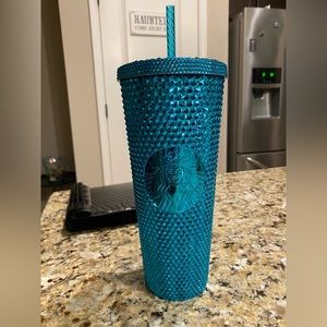 NEW Starbucks Tumbler - Blue/Teal Studded